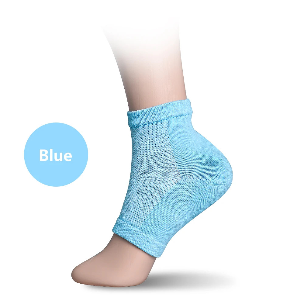 1 Pair Silicone Feet Heel Moisturizing Socks Gel Socks Cracked Foot