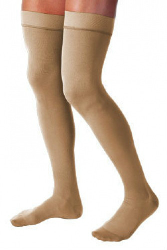 Jobst Relief Compression Thigh Stockings 15-20 mmhg Supports Silicone Closed Toe