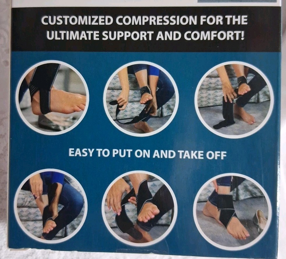 Ankle Armor / Custom Ankle Support / Unisex/ One Size Fits All / As Seen On TV