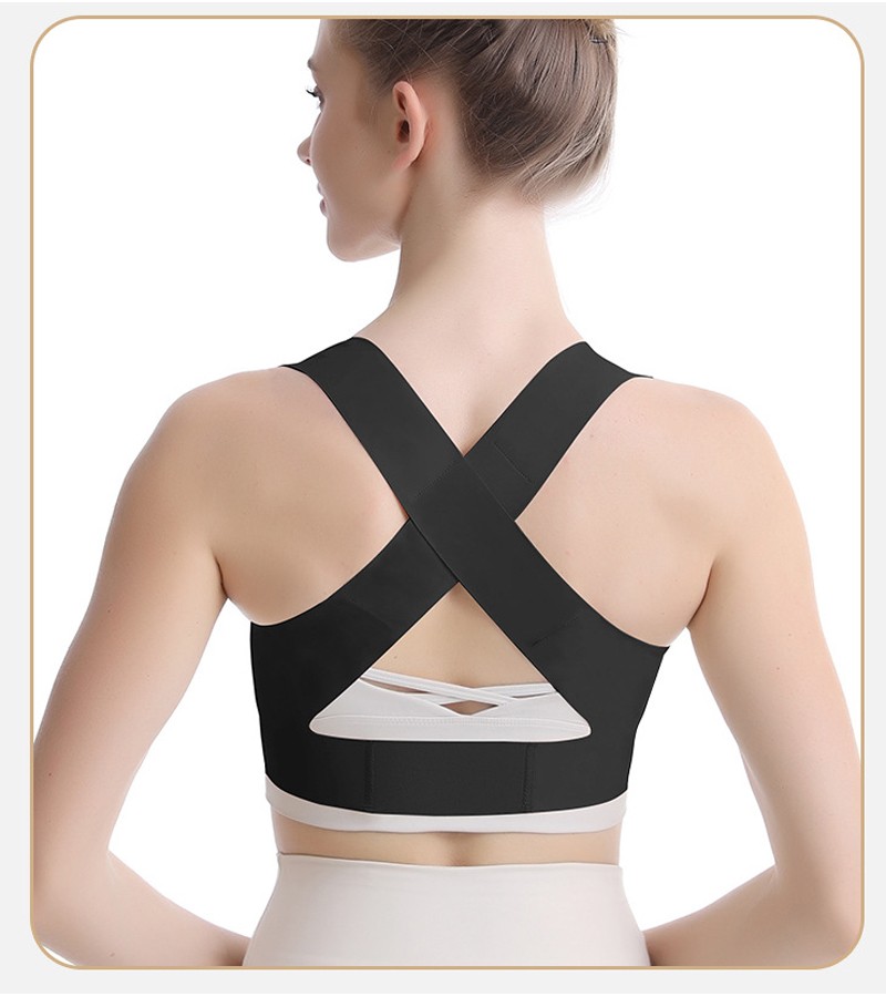 Unisex Posture Corrector Support Fixed Belt Back Shoulder Waist Adjustable Brace