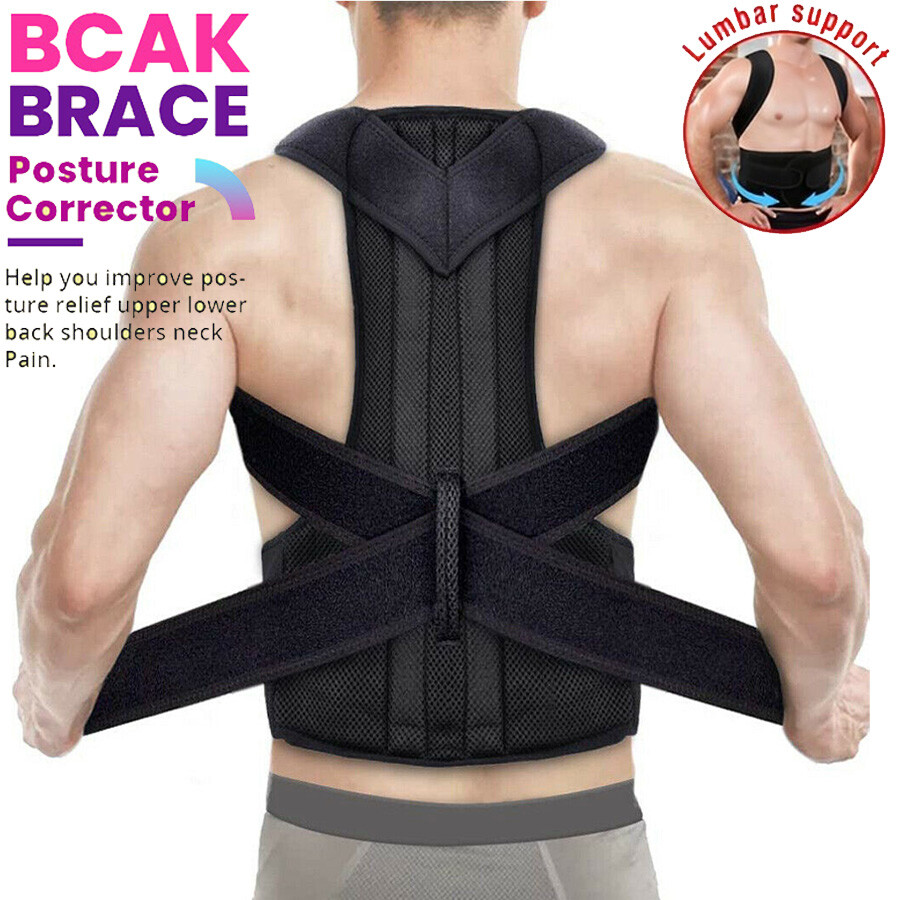 Unisex Shoulder Straightener Brace Spine Support Magnetic Back Posture Corrector