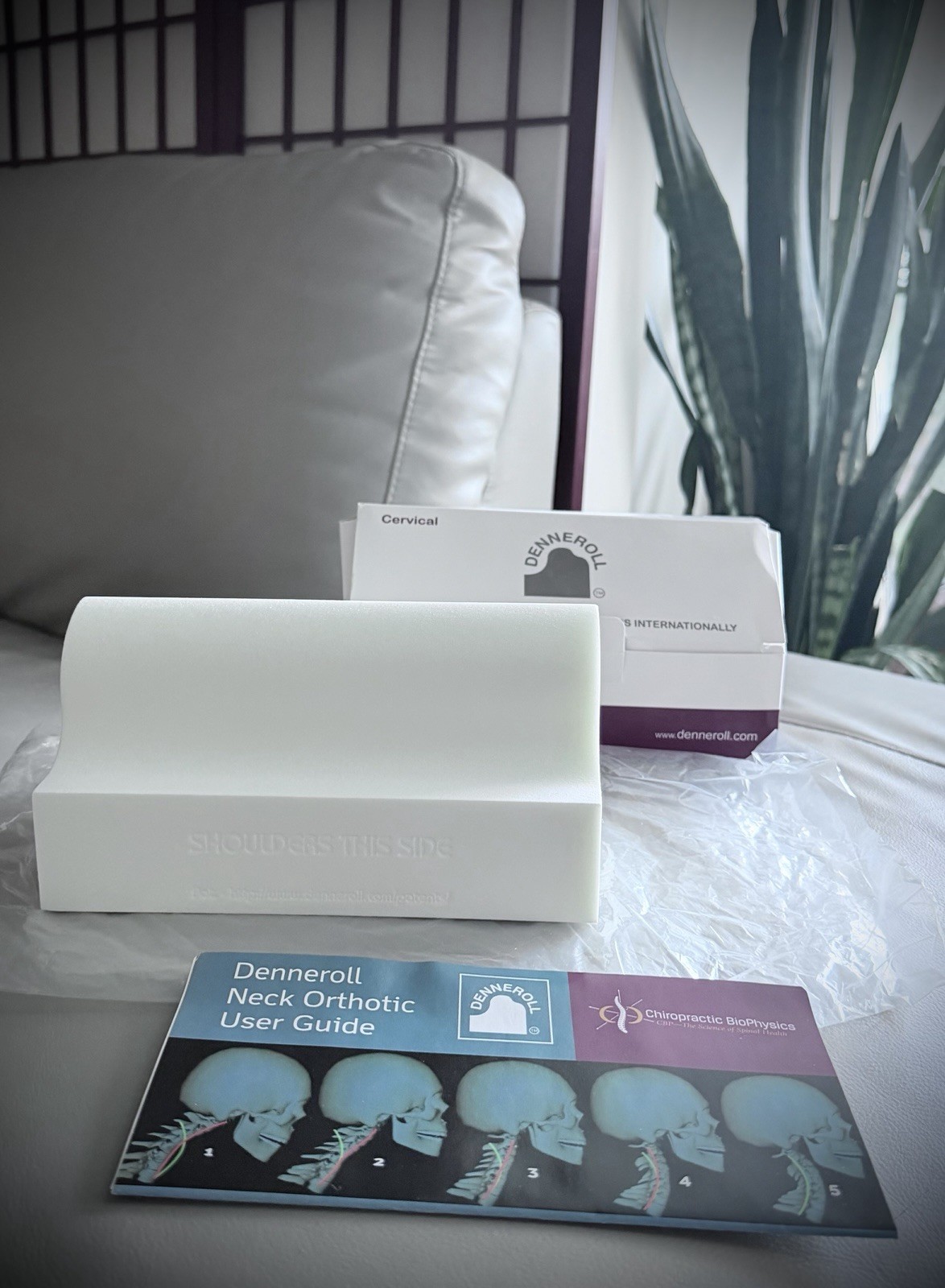 Cervical Denneroll Orthotic Device for Spine Lordosis Medium Original Box BNIB