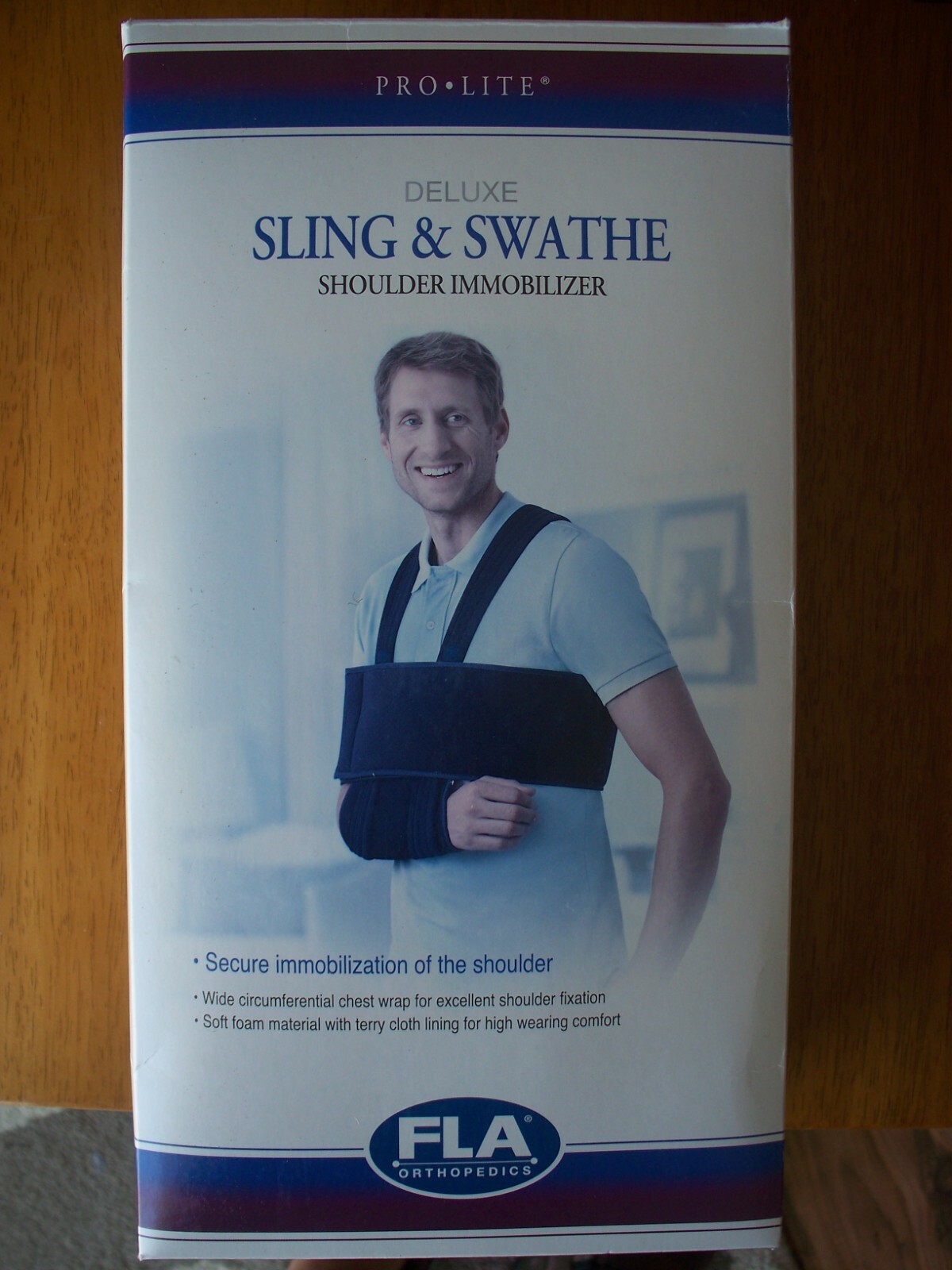 FLA Orthopedics, Deluxe Sling & Swathe Shoulder Immobilizer, Lrg, 75565-08, New