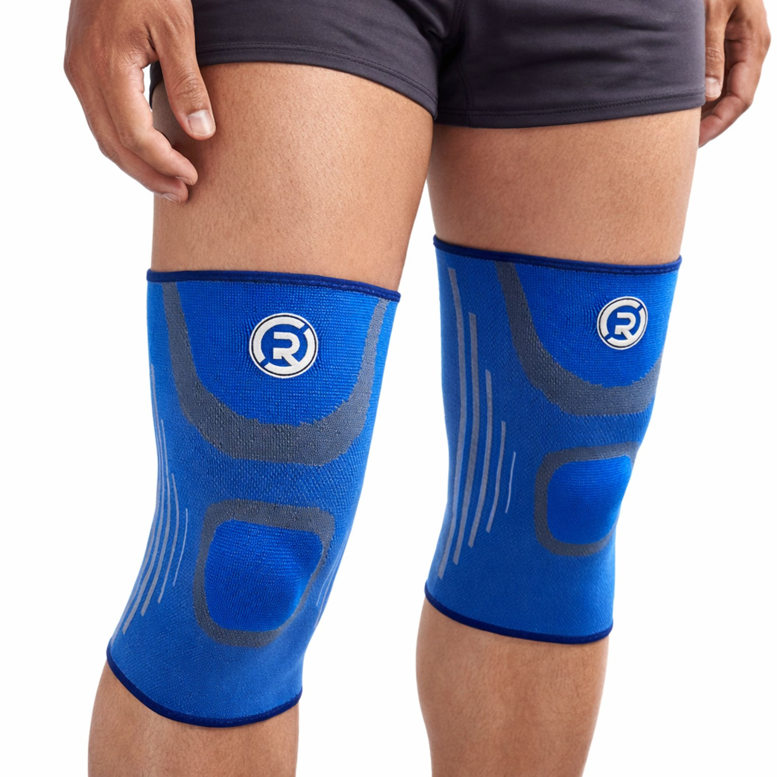 Knee Compression Sleeves (Pair) Arthritis Meniscus Running Workout Pain Support