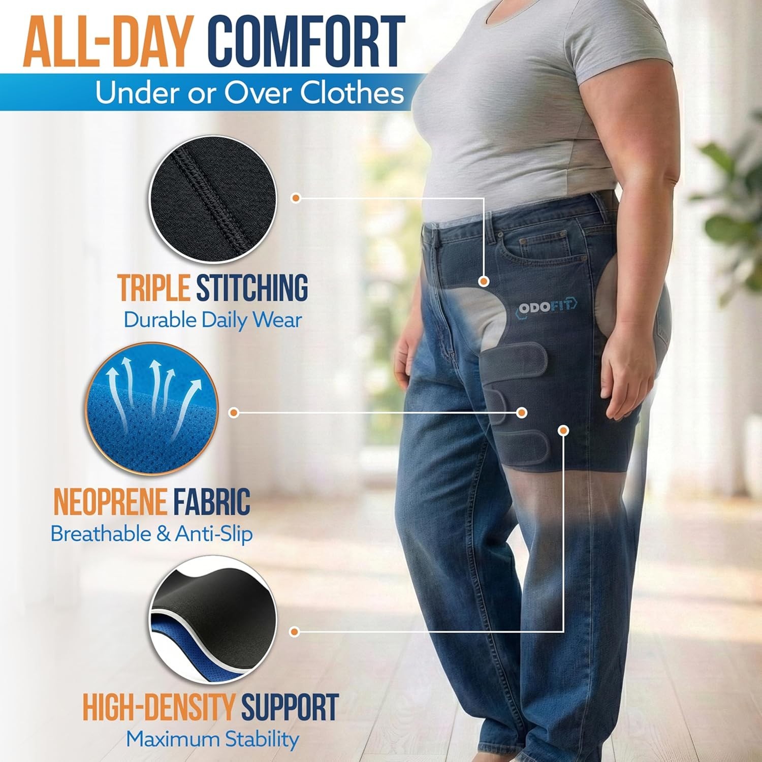 5 in 1 Hip Brace for Women Men Sciatica Pain Relief Devices – Adjustable Groi…