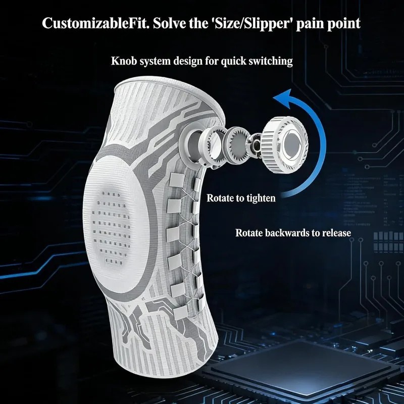 Smart Knob-Type Sports Knee Brace For Joint Pain Meniscus Tear Running Sports