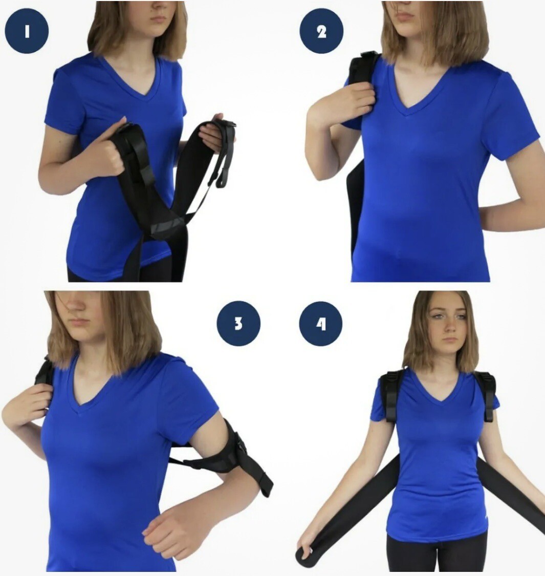 ComfyMed® Posture Corrector Clavicle Support Brace CM-PB16 (REG 29″-40″) Medi…