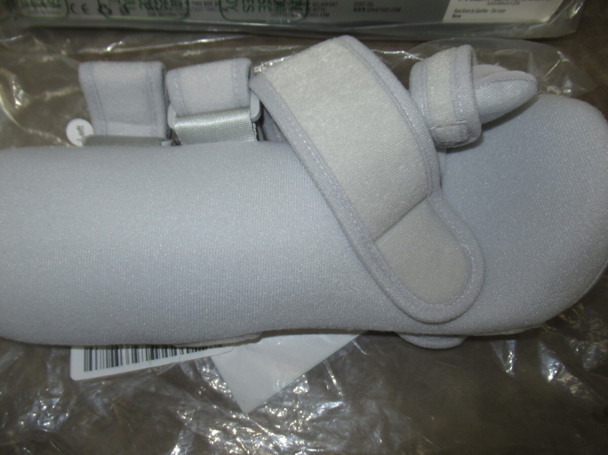 Fanwer Stroke Resting Hand Splint Night Immobilizer Wrist Finger Brace Gray