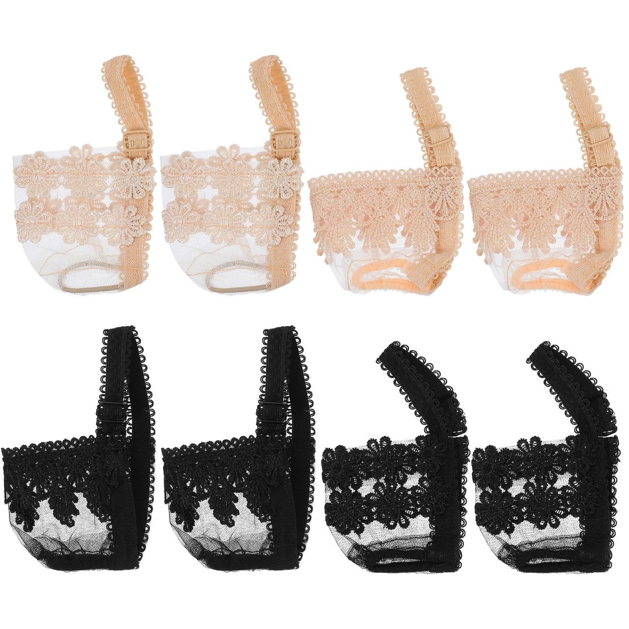4 Pairs Lace Shoe Straps AntiSlip Detachable Elastic Boot Laces High Heels