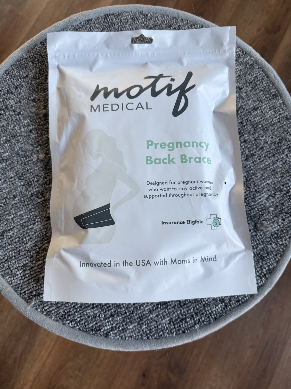 Motif Medical Pregnancy Back Brace, Size Medium, New