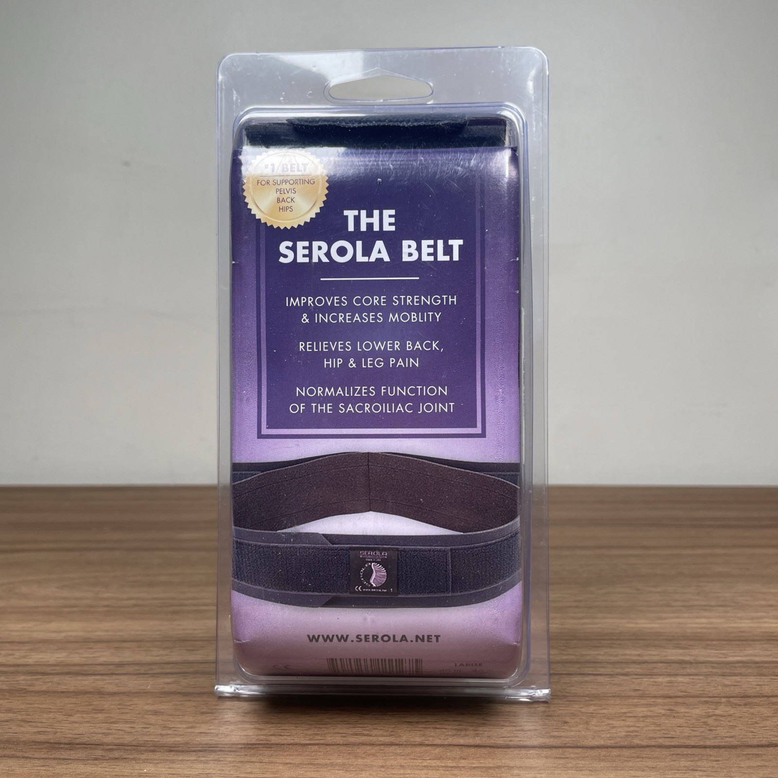 The Serola Belt LARGE 40″-46” Hip, Sacroiliac Lower Back Pain Relief Support VGC