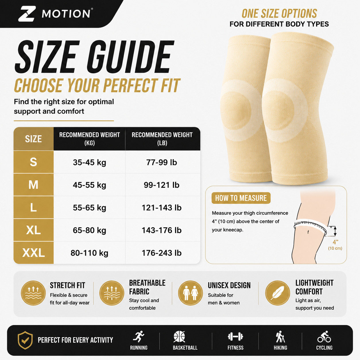 Breathable Knee Compression Sleeve Summer Thin Support BraceSportsJointProtector