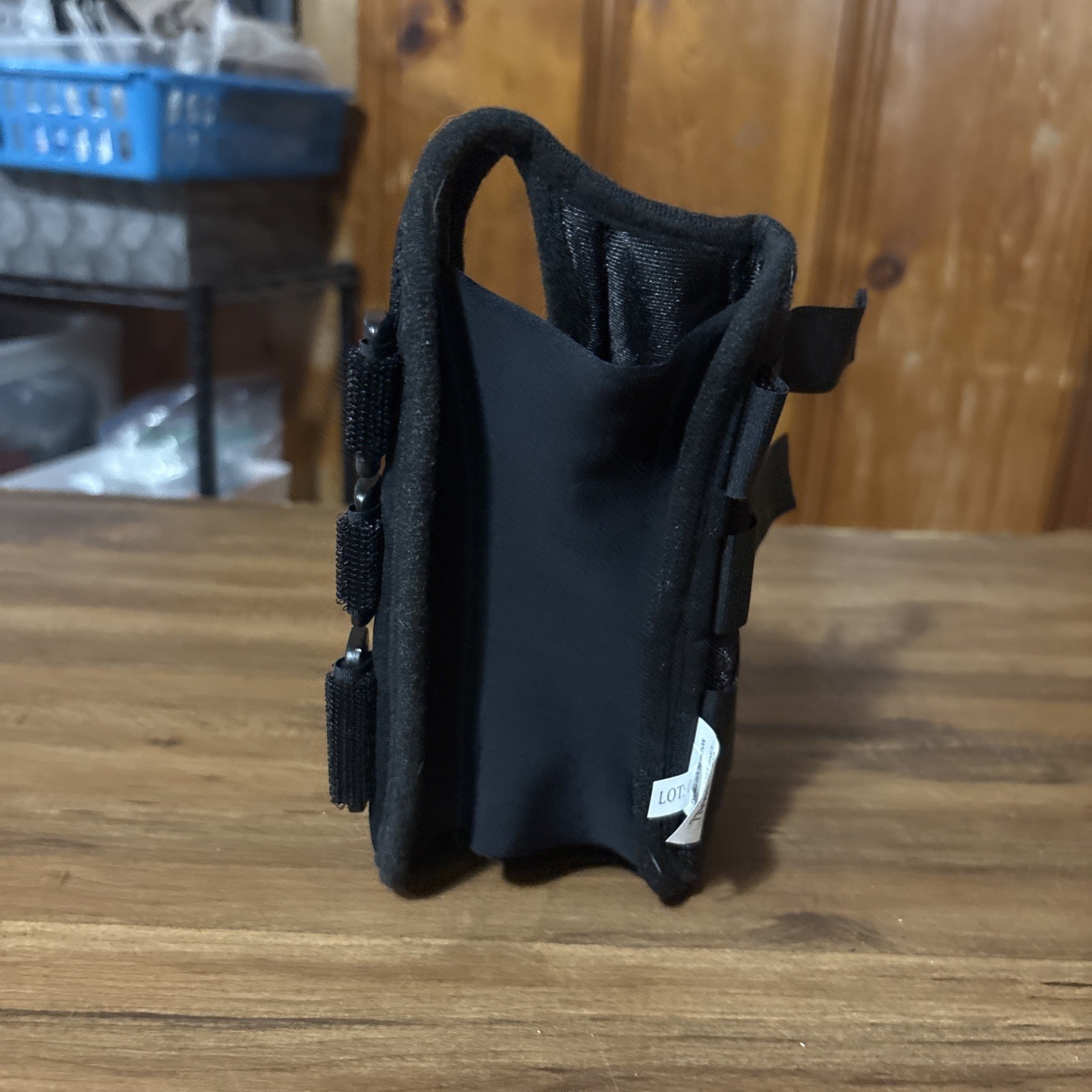 Top Shelf Orthopedics wrap stabilizing knee Size Small black Adjustable Hinges