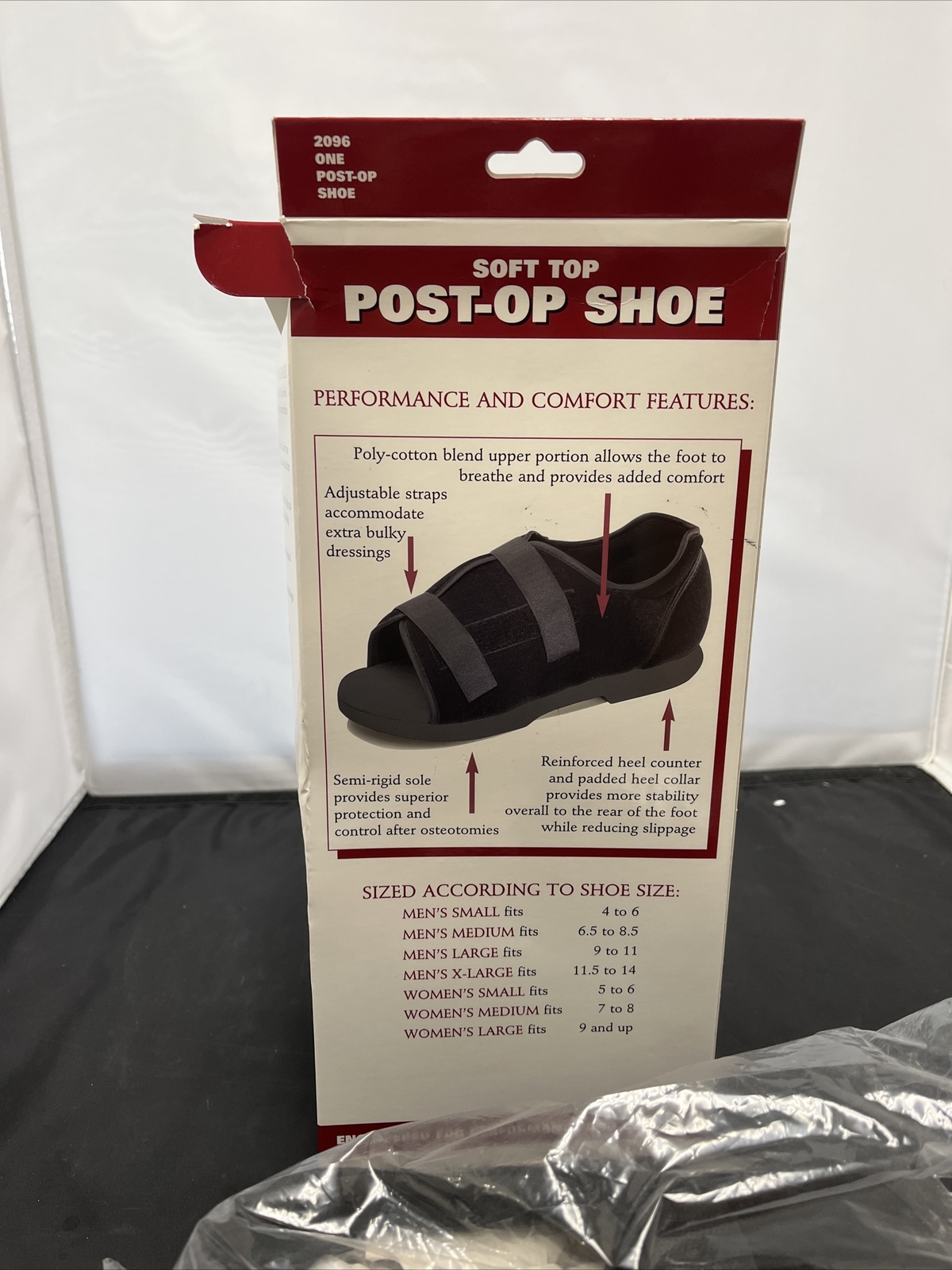 OTC Post-Op Shoe, Soft Top, for Men & Women, Unisex