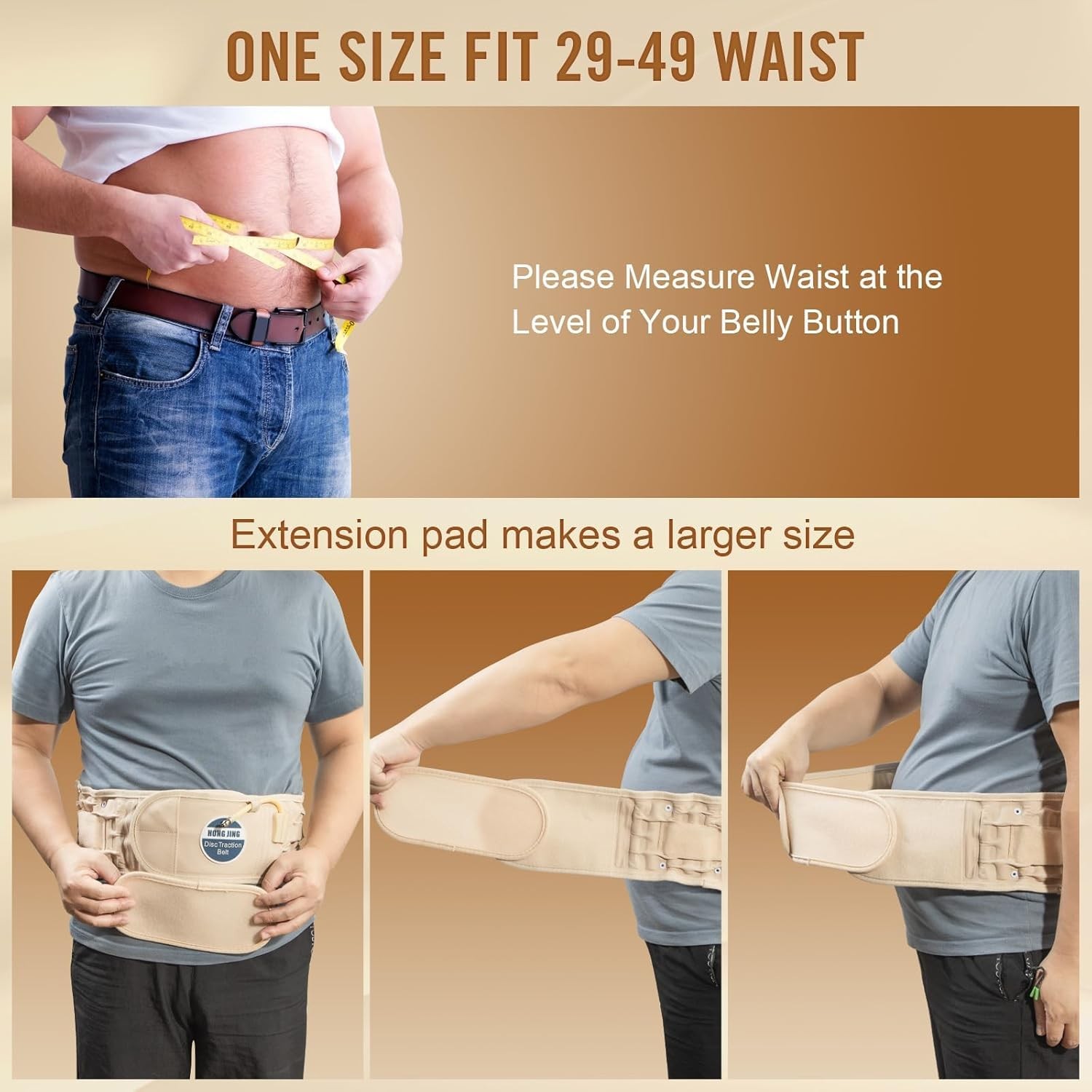 Electric Pump Decompression Belt for Lower Back Pain Relief, Inflatable Back …