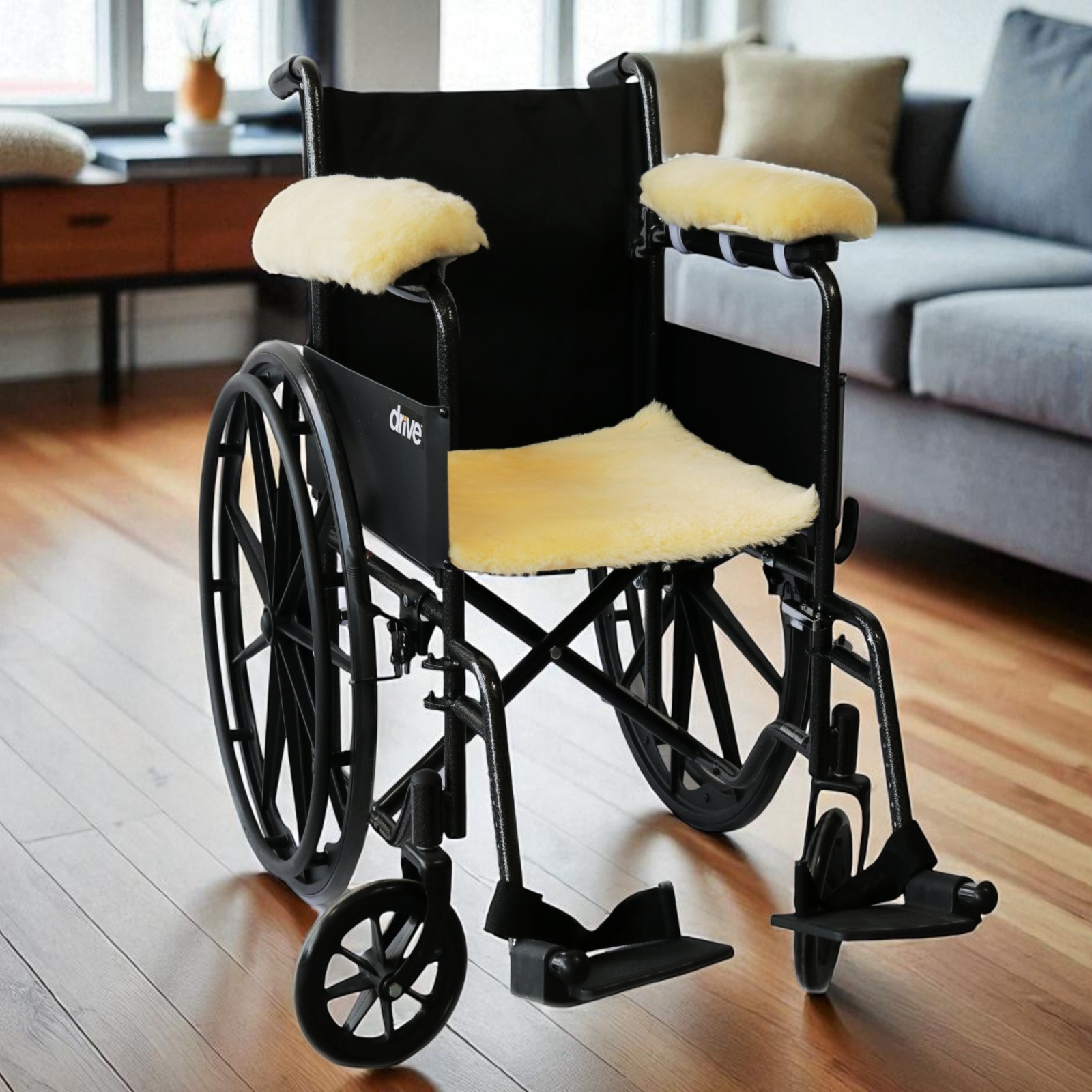 Medical Sheepskin Chair Pad | Sheepskin wheelchair Seat Pad |