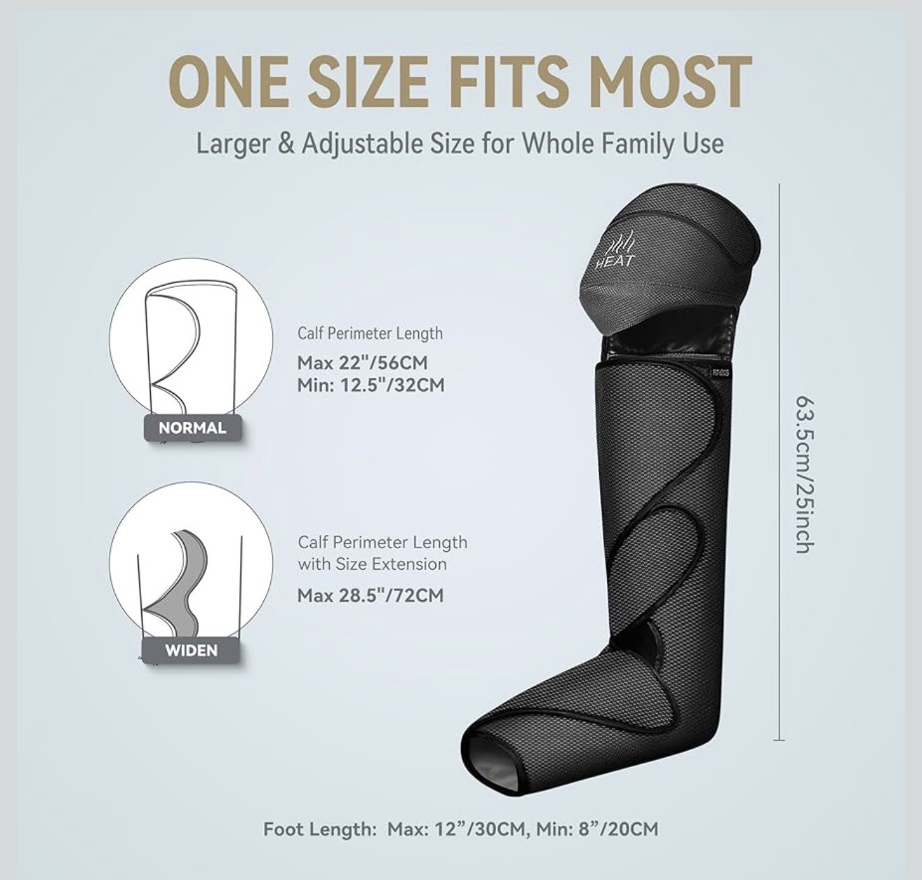 Fit King Leg and Foot Massager to Relieve Pain Swelling Edema, Circulation Sys