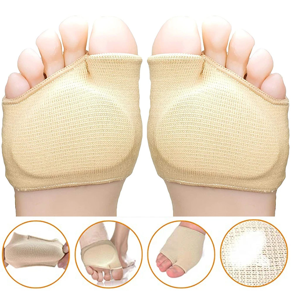 Silicone Metatarsal Foot Pads for Shoes Man Woman Forefoot Insoles Toe Bunion So