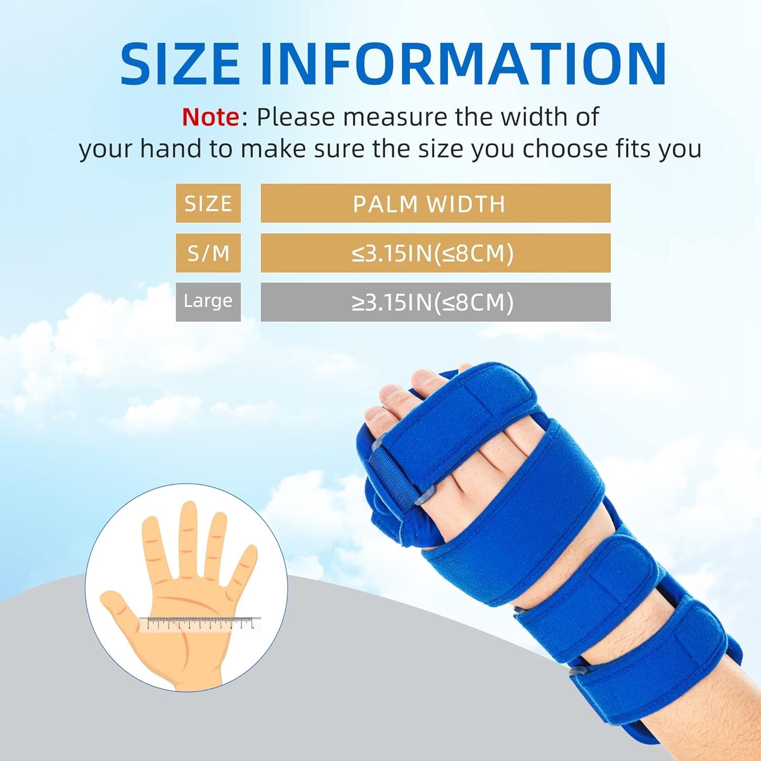 Resting Hand Splint, Stroke Hand Therapy Equipment for Stroke Recovery Patien…