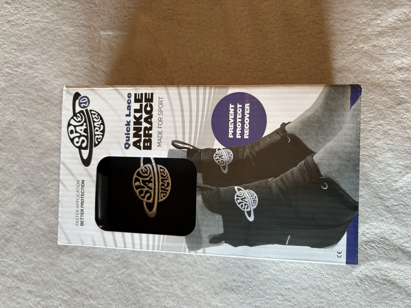 NEW IN BOX SpaceBrace 2.0 Small Ankle Support Brace