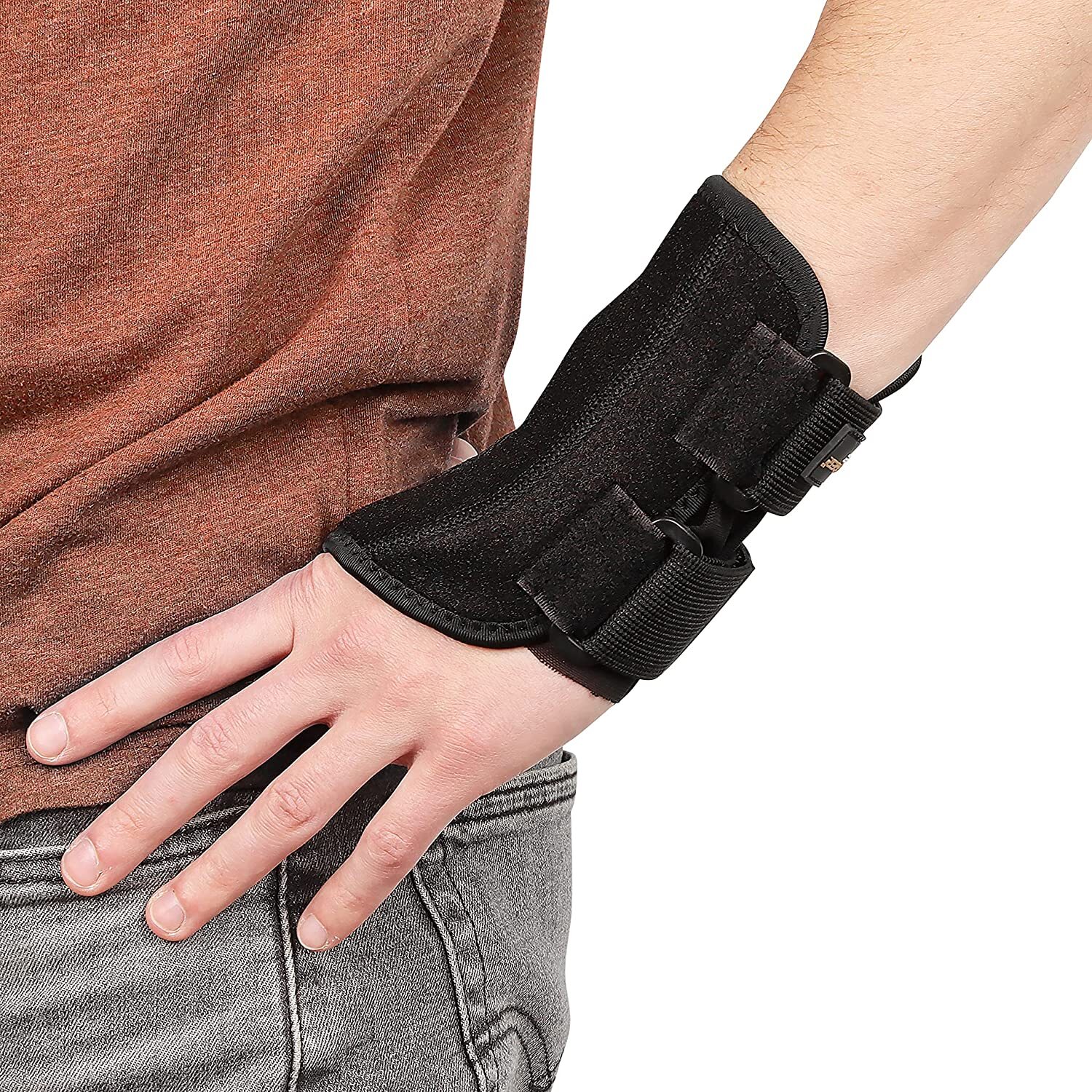 Wrist Support Brace Splint Carpal Tunnel Hand Sprain Arthritis Pain Relief Wrap