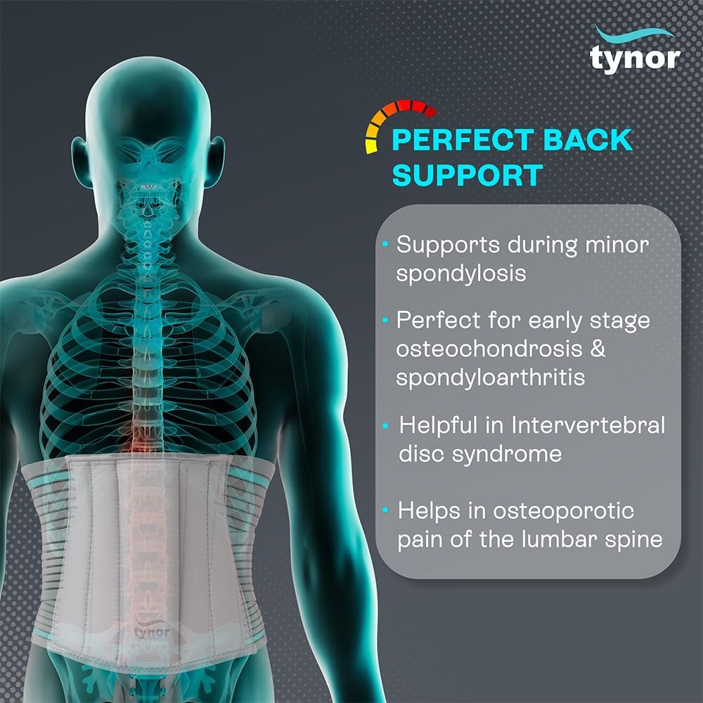 TYNOR Lumbo Sacral Belt Comfortable Immobilization Immediate Lower Back Pain FS