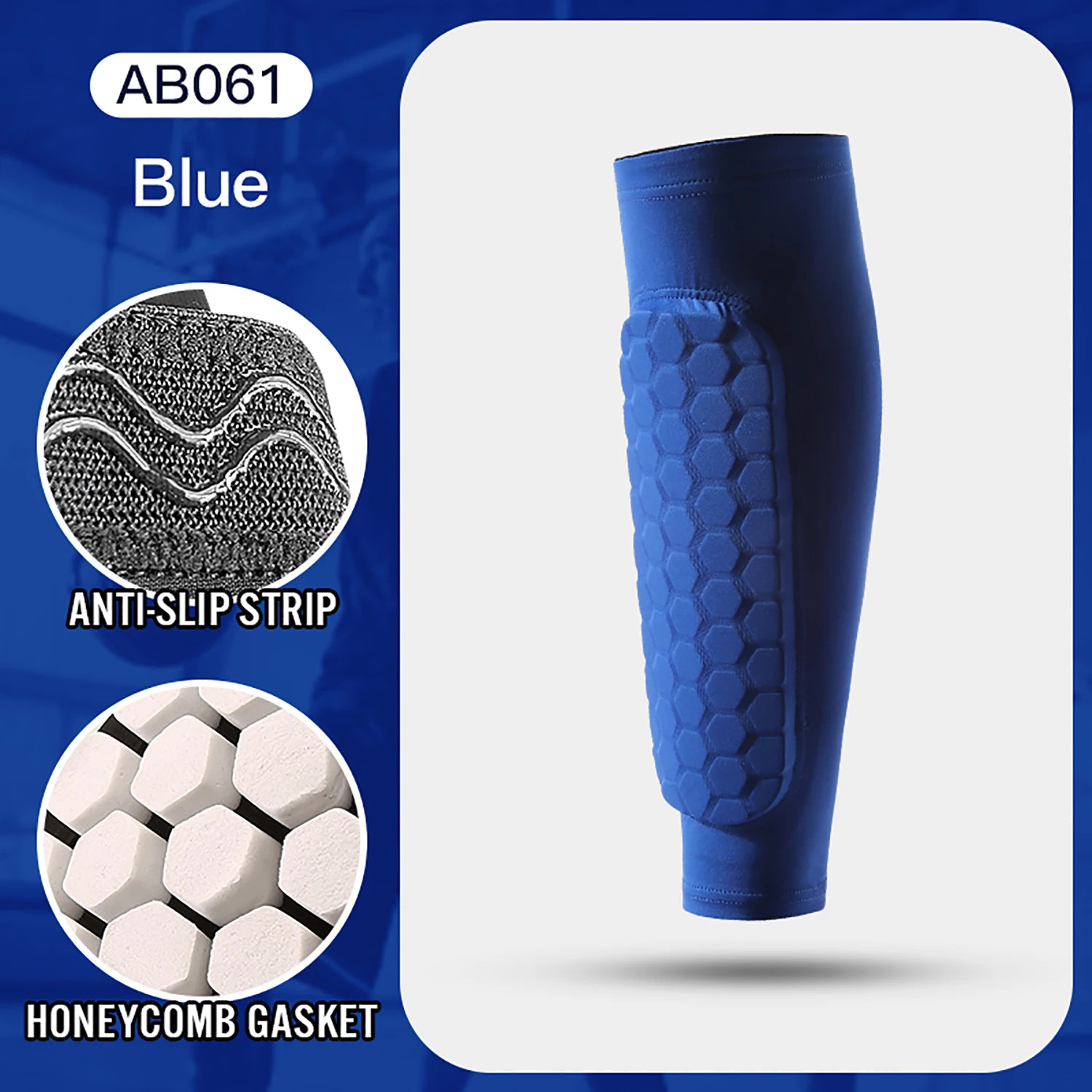 Leg Sleeves Shin Guards Shockproof Honeycomb Nylon Support Sock Shin Protector S