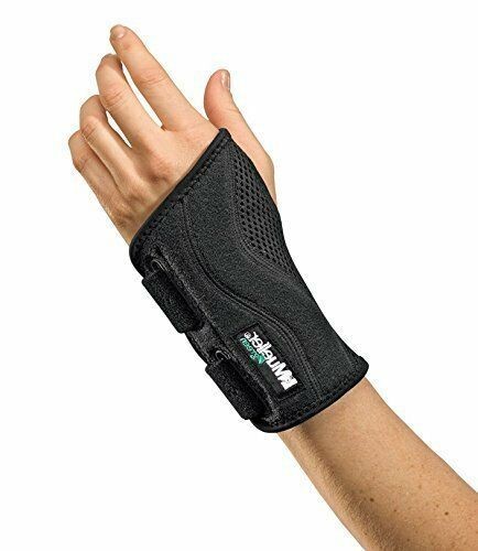 Mueller Green Fitted Wrist Brace For Left Hand Small-Medium Size Maximum Support