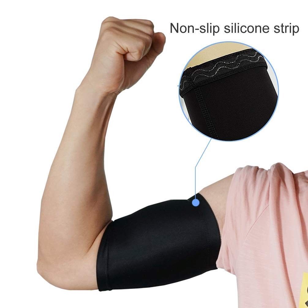 Luwint Thin and Light Upper Arm Sleeve, Biceps/Triceps Tendon Brace Support for