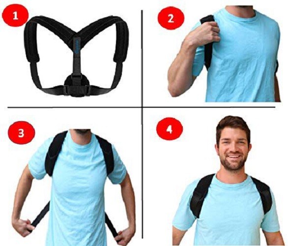 Inspiratek Posture Corrector Device for Men and Women (Universal Size)