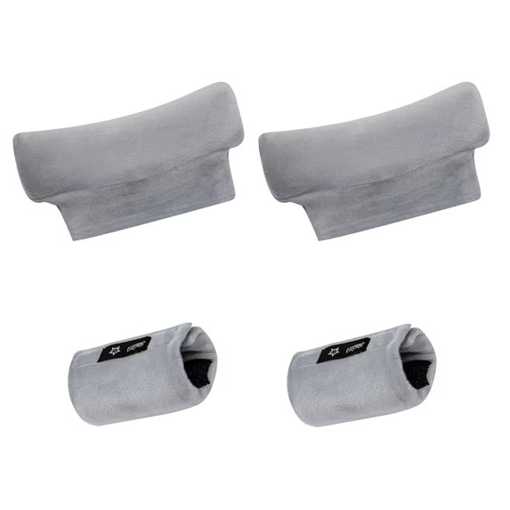 Velvet Underarm Crutch Pads & Hand Grip Covers, 4-Piece Set Washable, Universal