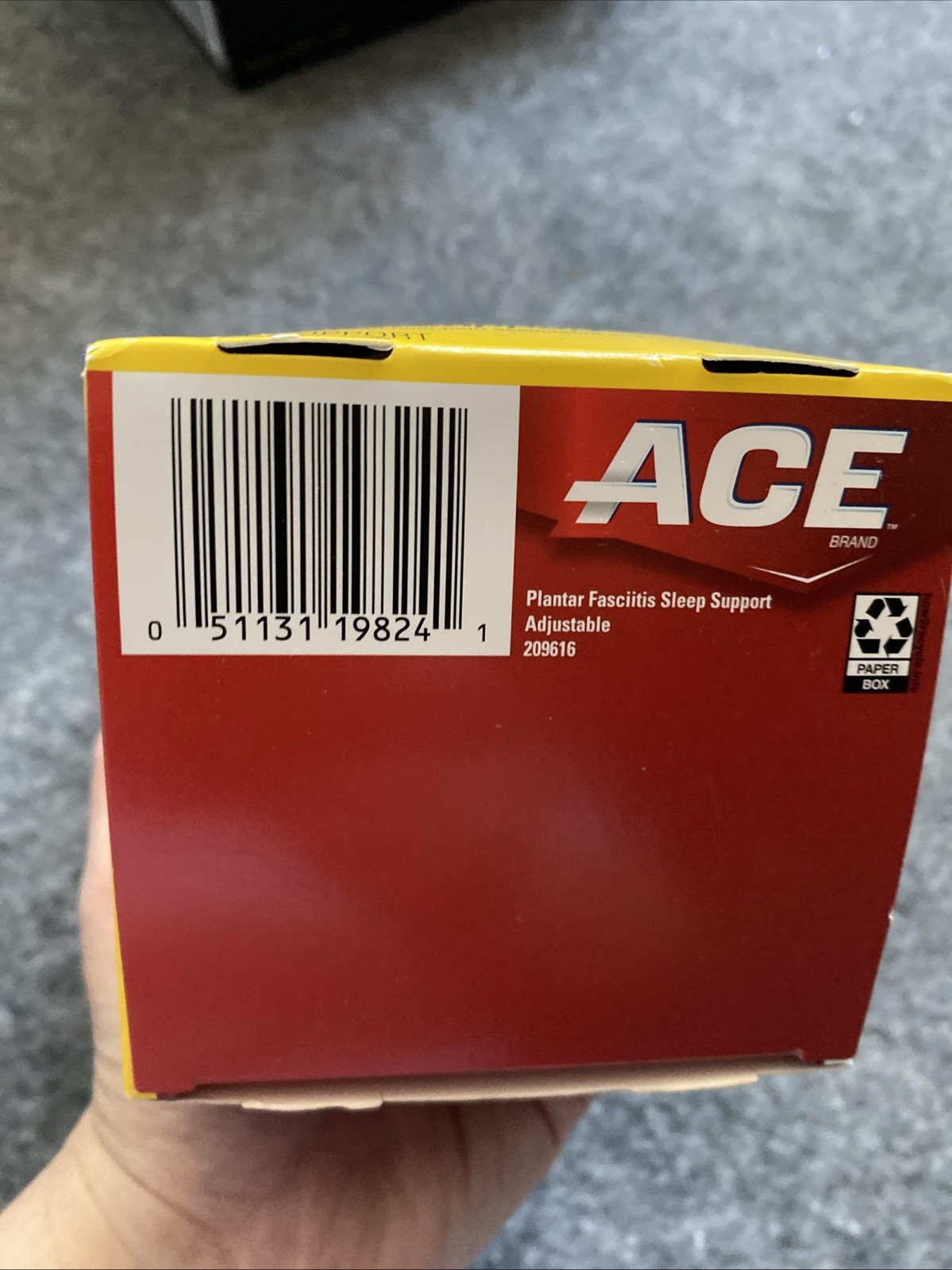 3M Ace Adjustable Plantar Fasciitis Sleep Support – Blue/Gray