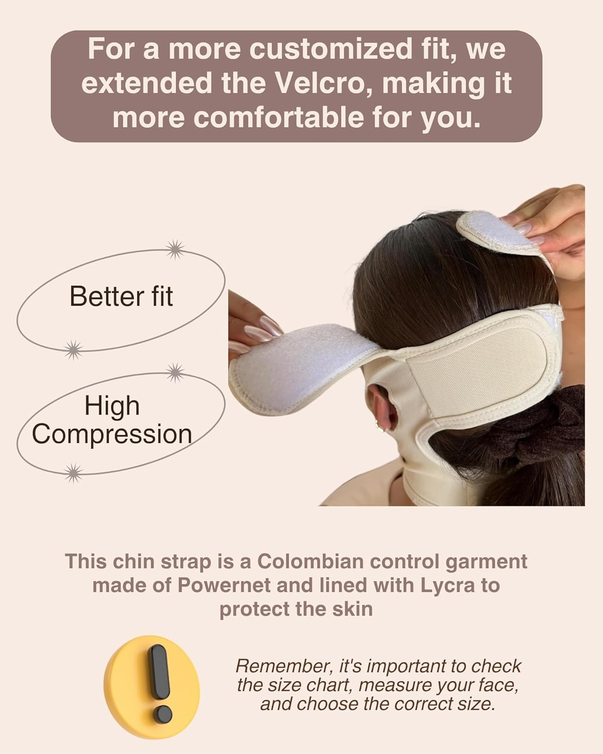 301 Chin Strap Support Band Neck Bandage Face Chin High Compression