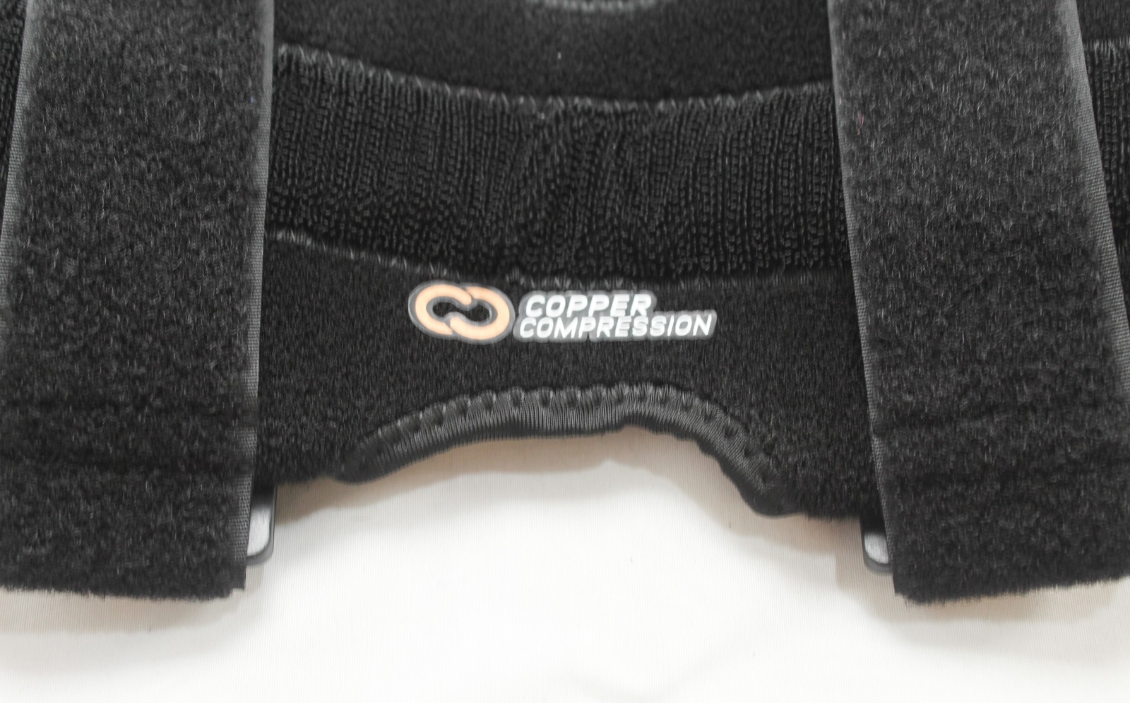 Copper Compression Adjustable Strap Plantar Support Brace CM5 Black One Size