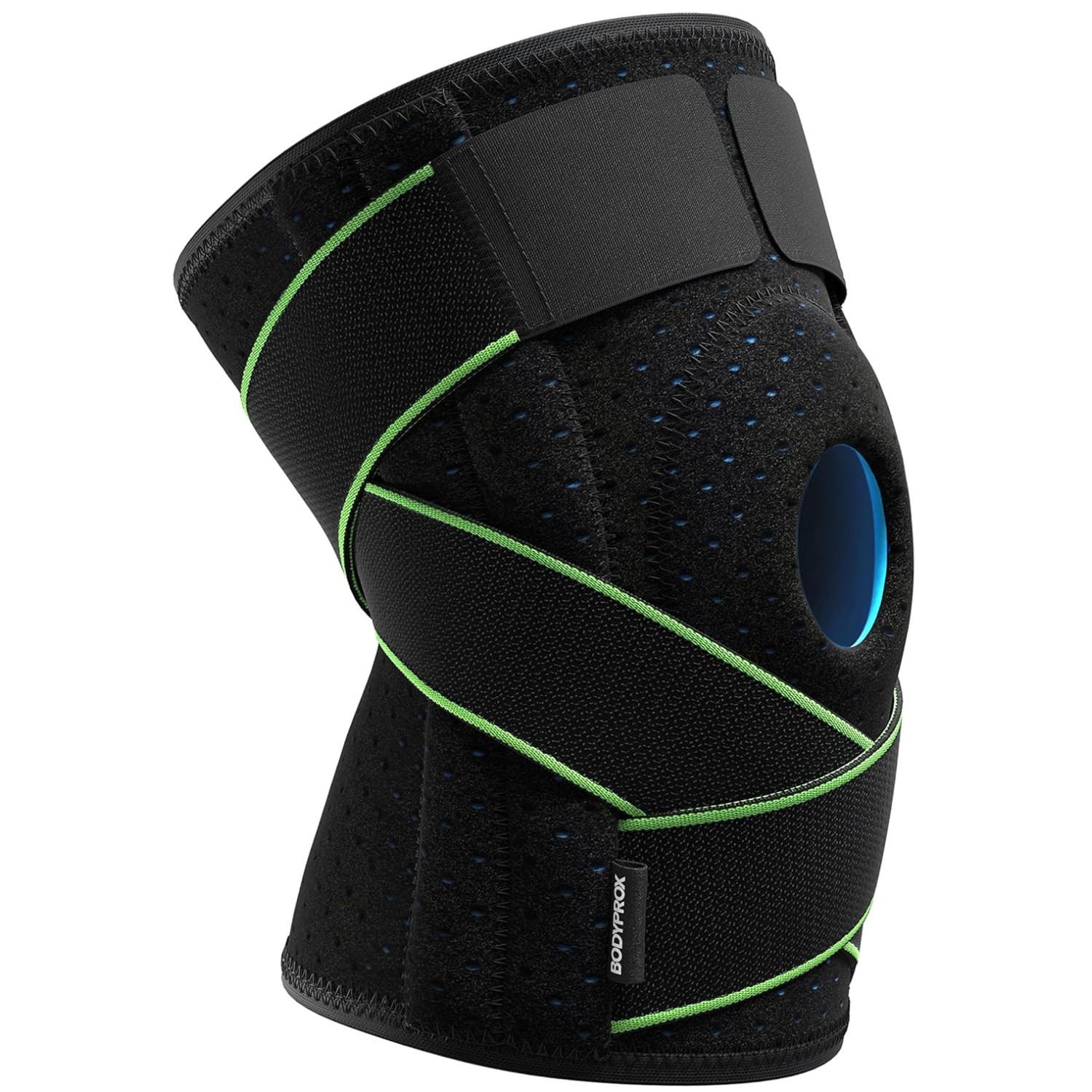 Innovative Knee Brace with Flexible Stabilizers & Adjustable Straps for Sports