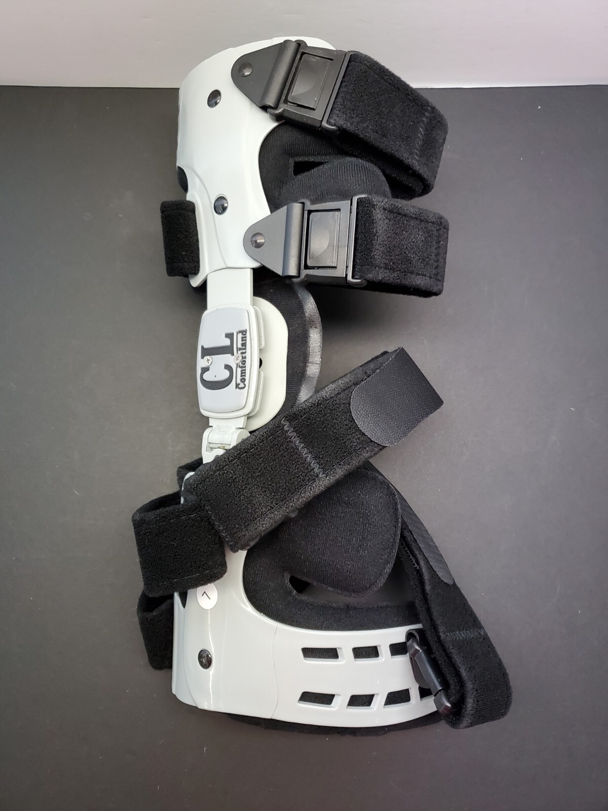 Comfortland OA-200 Left Knee Brace Black Joint Support Hinged Adjustable New