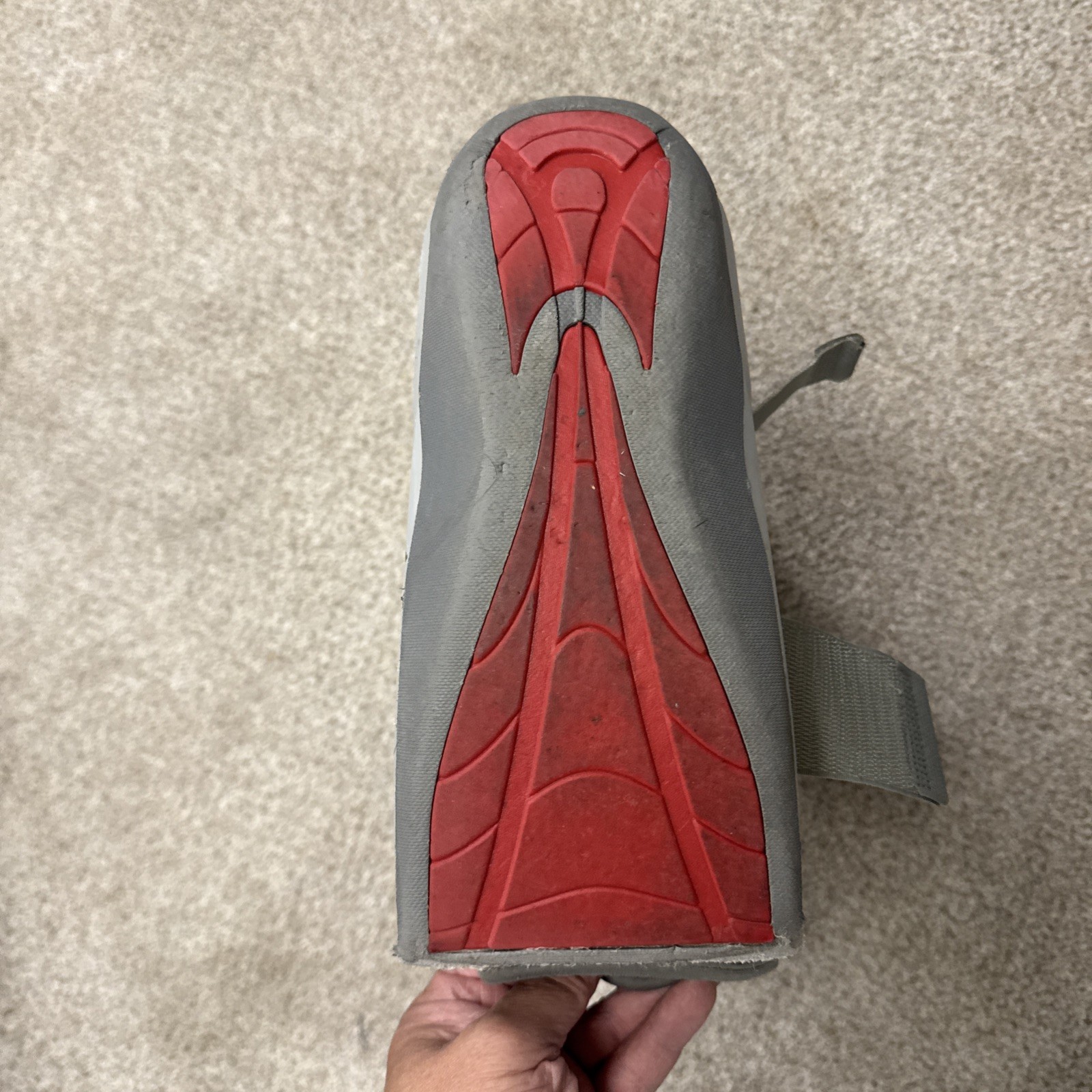 Breg Genesis Full Shell Walker 3 Strap Tall medium Pump Walking Boot Gray