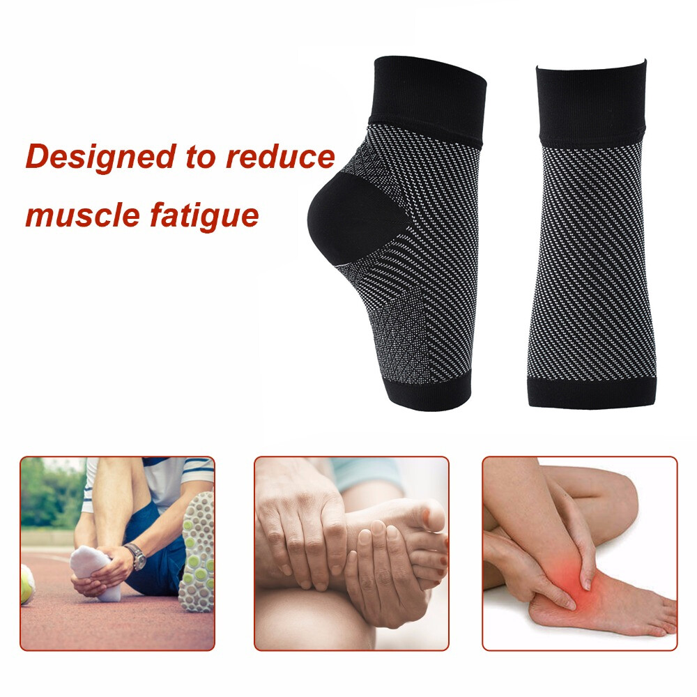 ANKLE Brace Support Circulatory compression Socks Plantar Fasciitis Mens womens