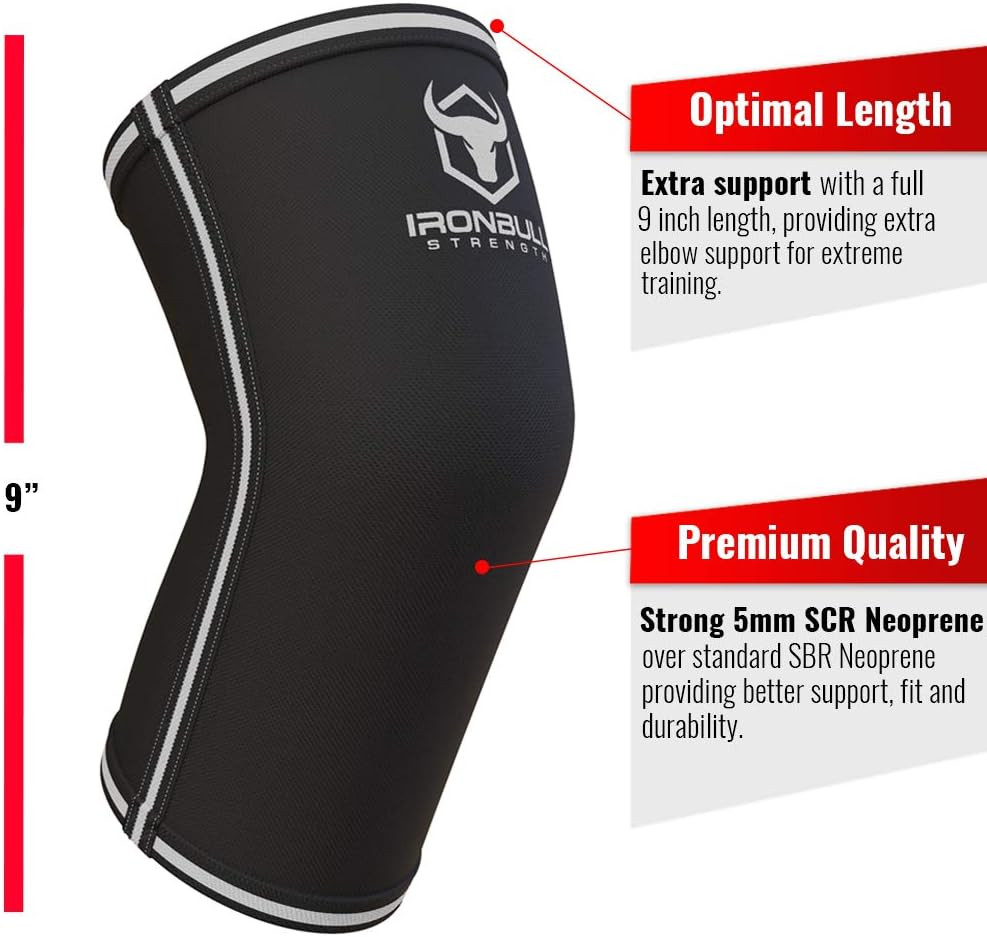 Elbow Sleeves 5Mm (1 Pair) – High Performance Elbow Sleeve Support for Weightlif