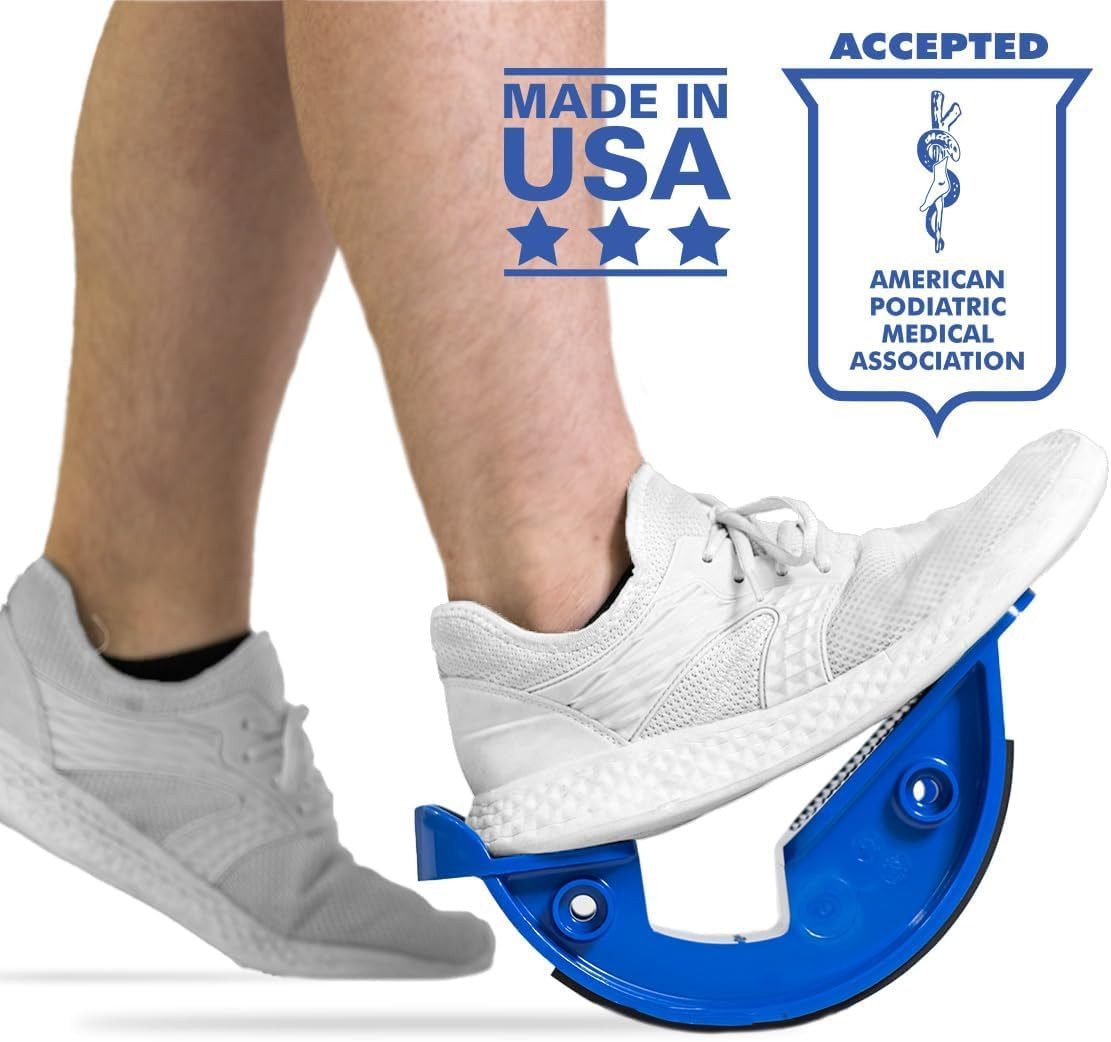 the Original Calf Stretcher and Foot Rocker for Plantar Fasciitis, Achilles Tend