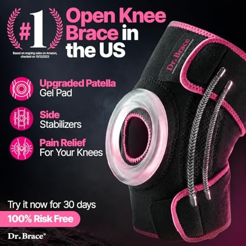 ELITE Knee Brace with Side Stabilizers & Patella Gel Pads for Maximum Knee