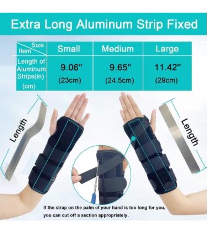 TANDCF Wrist / Thumb / Forearm Support Brace Size Small – LEFT HAND – New