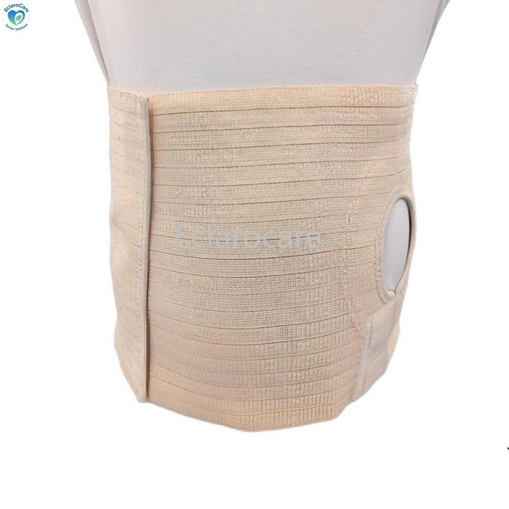Ostomy Belt Stoma Support Belt Covers with Hole/Opening Adjustable for Men Women