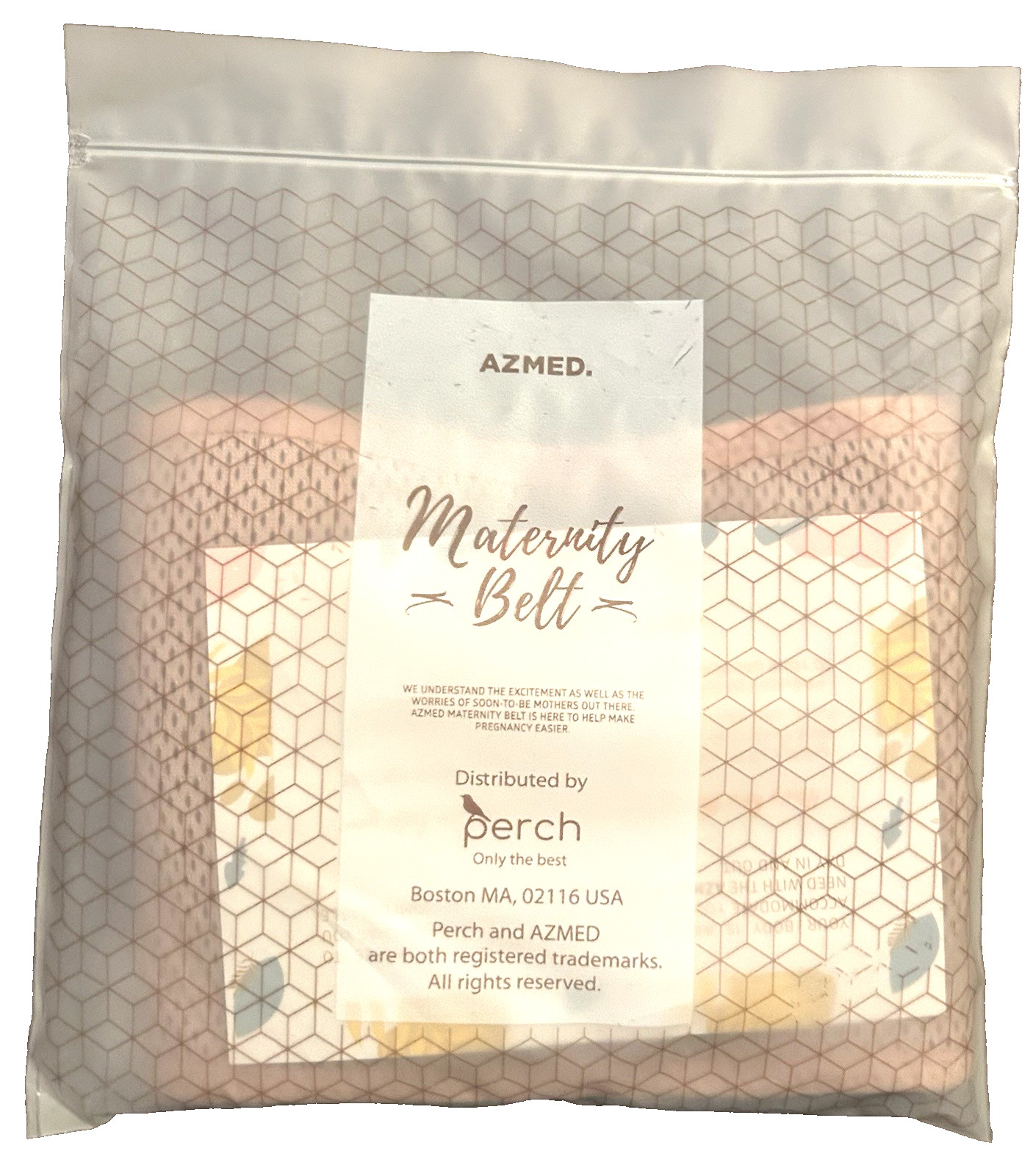 AZMED Maternity Back Belt Support – Adjustable OS – Beige