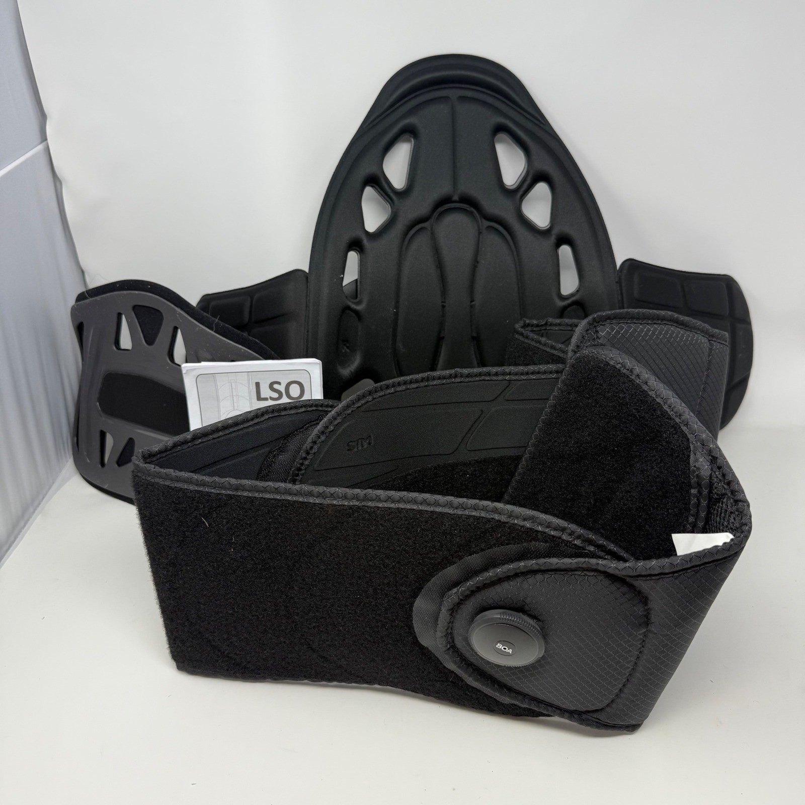 DJO Exos FORM II 631 LSO Back Brace Lumbo-Sacral Orthosis BOA Fit System S/M