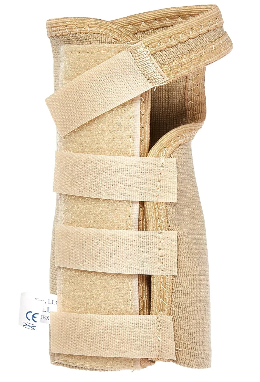 Procare Elastic Wrist Brace, Extra Small, Beige (Left Wrist)