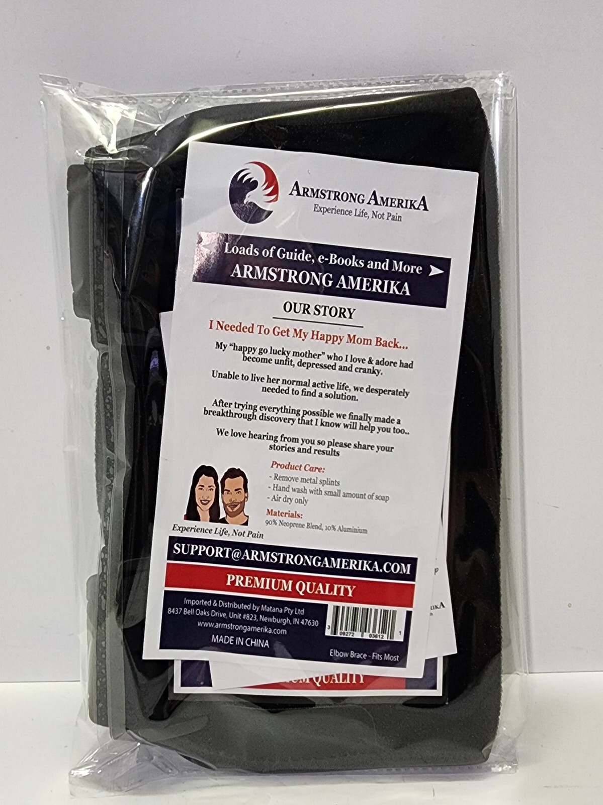 Armstrong Amerika Elbow Brace W/ Removable Metal Splint