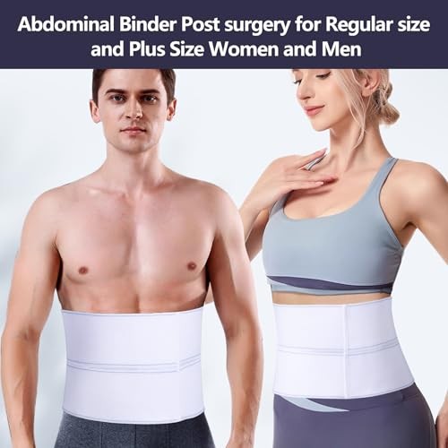 Elastic Universal Post Surgery Abdominal Binder Lower Waist Large 2 Panel – 6″