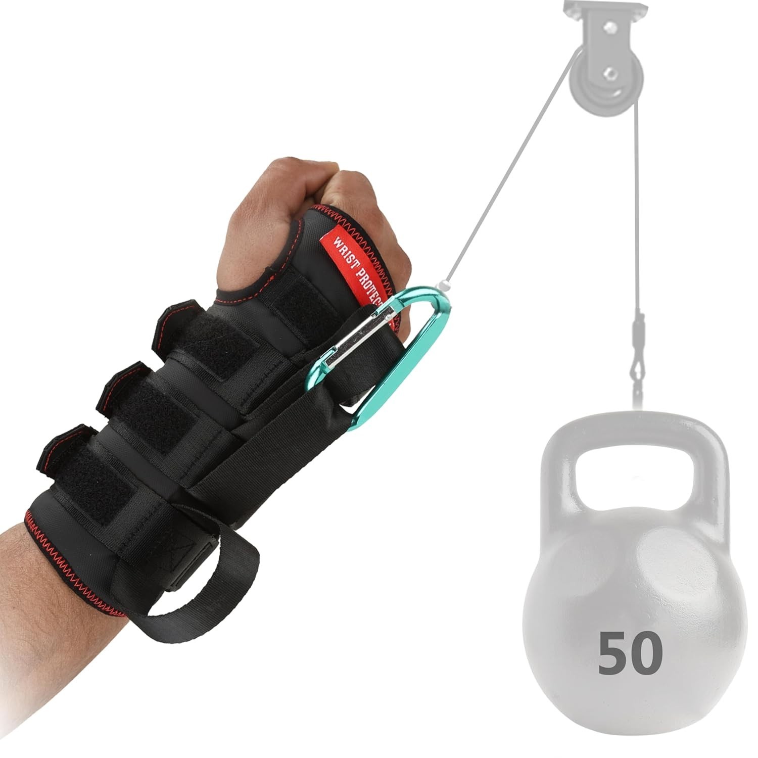 Wrist Support Brace – Adjustable Non-Slip Gym Straps (Left & Right Hand)