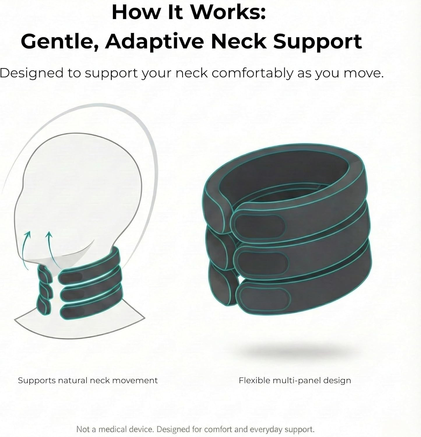 Releaf® Neck Rest – Soft Neck Brace for Neck Pain and Support, Comfortable Neck